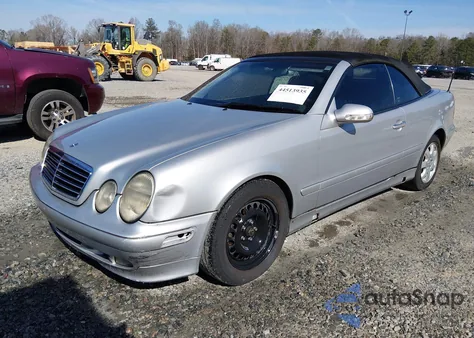 2003 Mercedes-Benz Clk 320 from USA, damaged, VIN WDBLK65G63T138286
